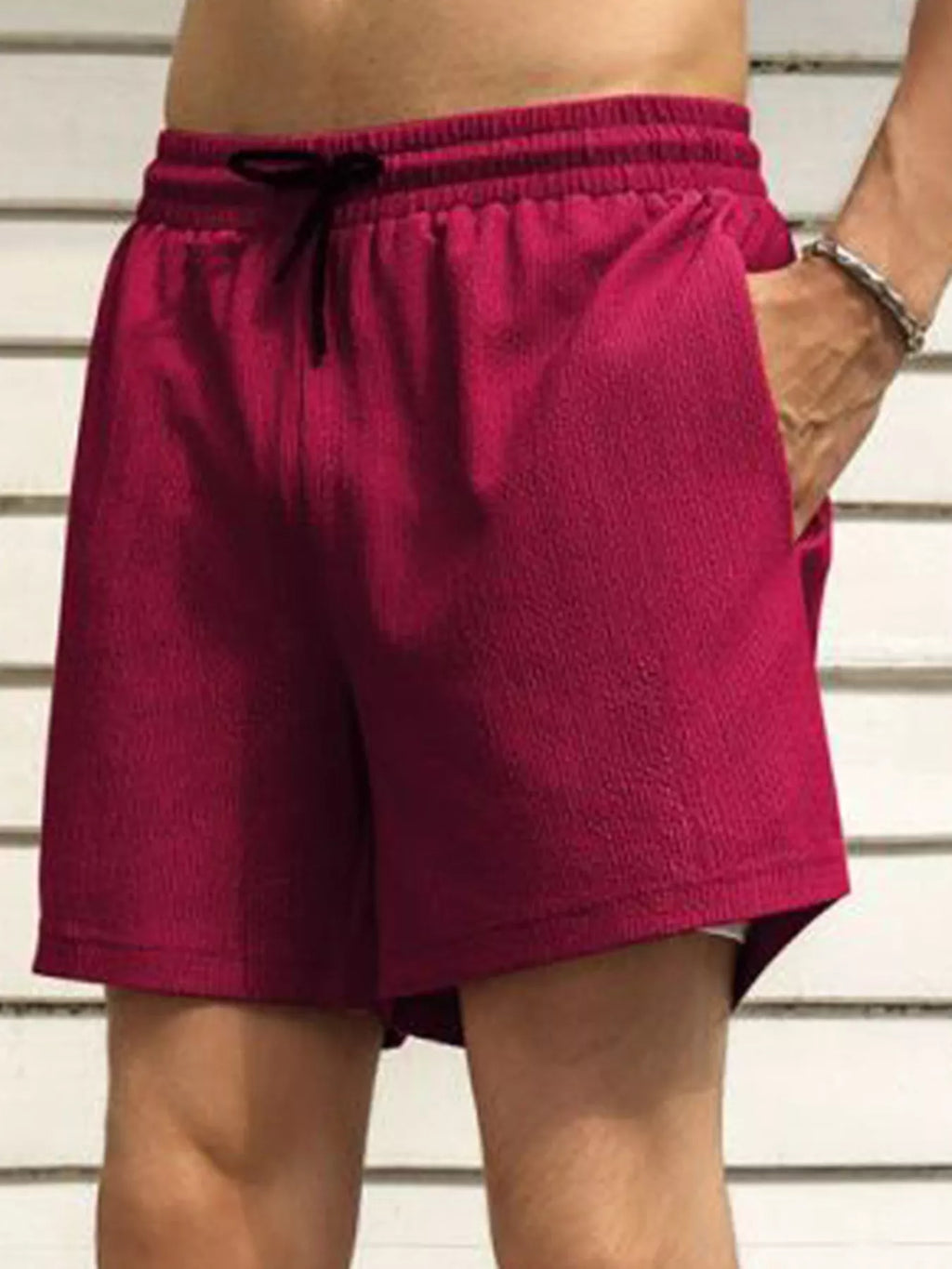 Men's Drawstring Shorts with Pockets