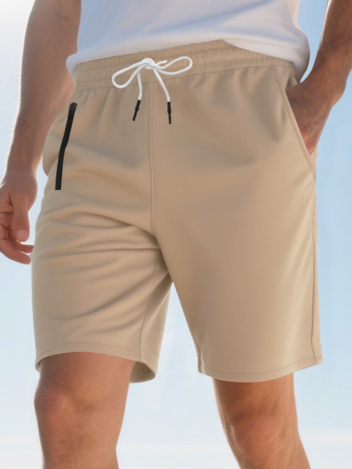 Men's Full Size Drawstring Casual Shorts Plus Size
