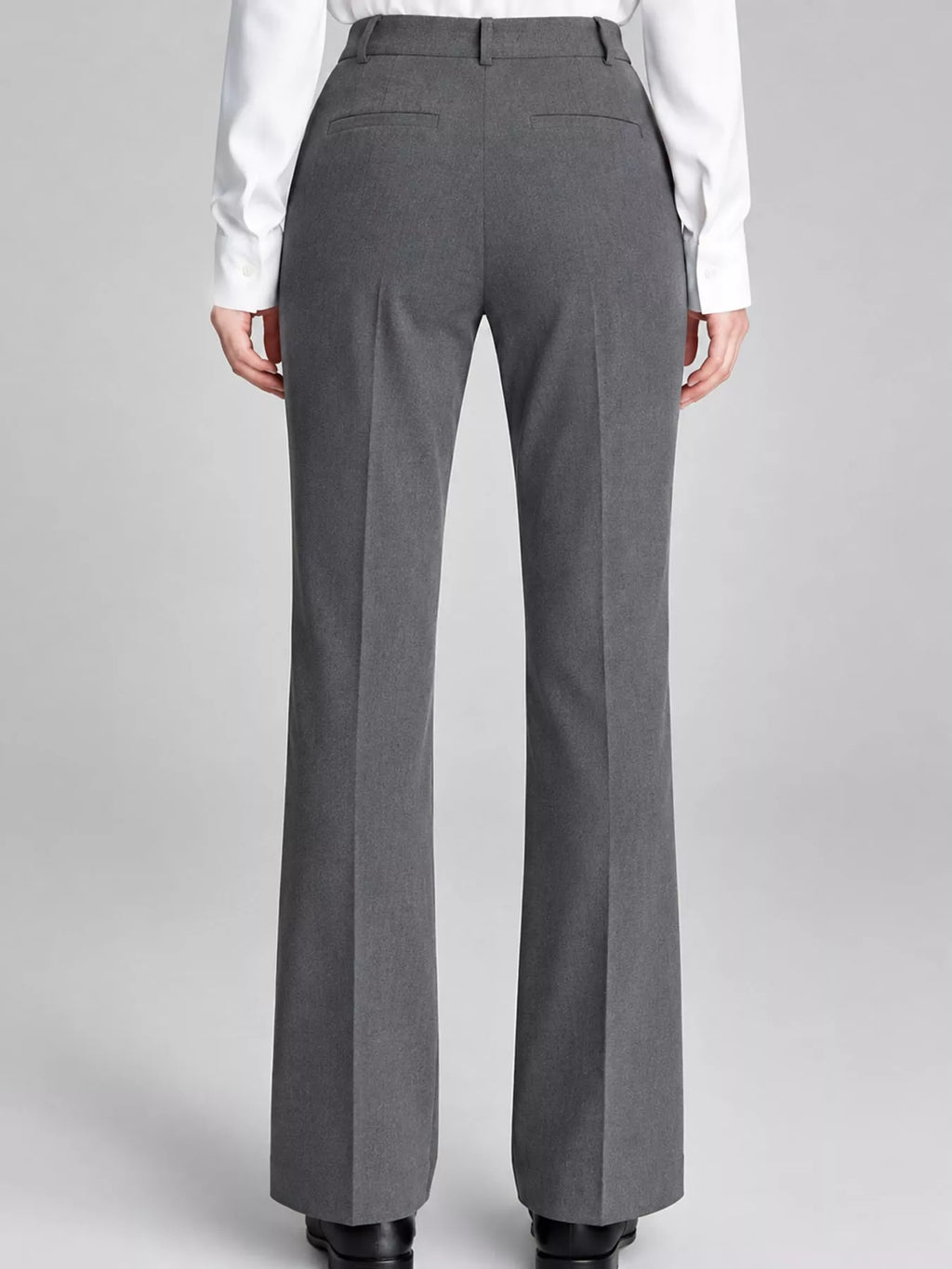High-Waisted Straight-Leg Pants
