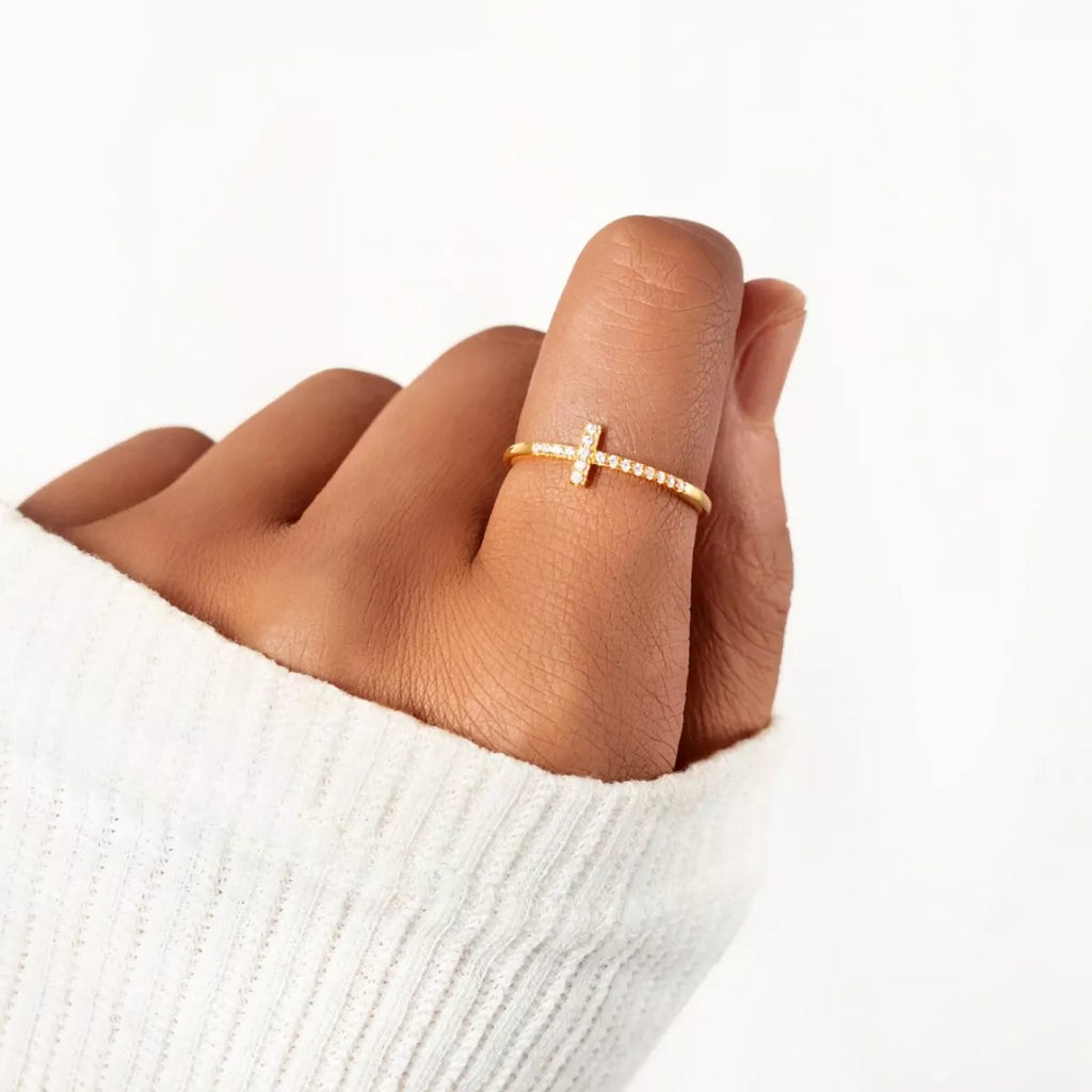 925 Sterling Silver Everyday Cross Ring