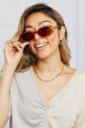 Oval Full Rim Sunglasses with UV400 and Protective Case