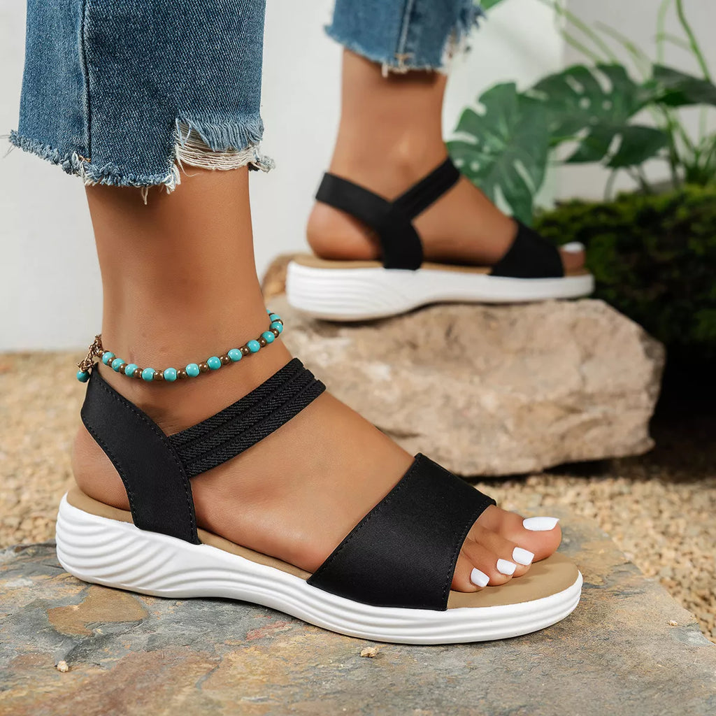 Open Toe Flats Sandals