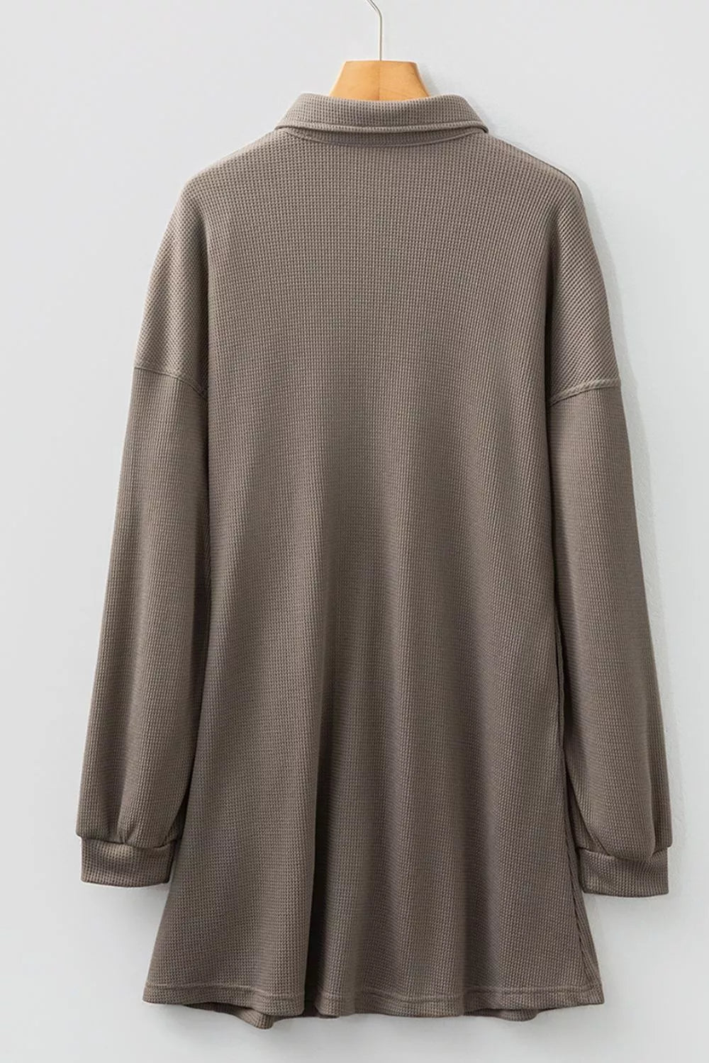 Casual Button-Down Dress with Pockets