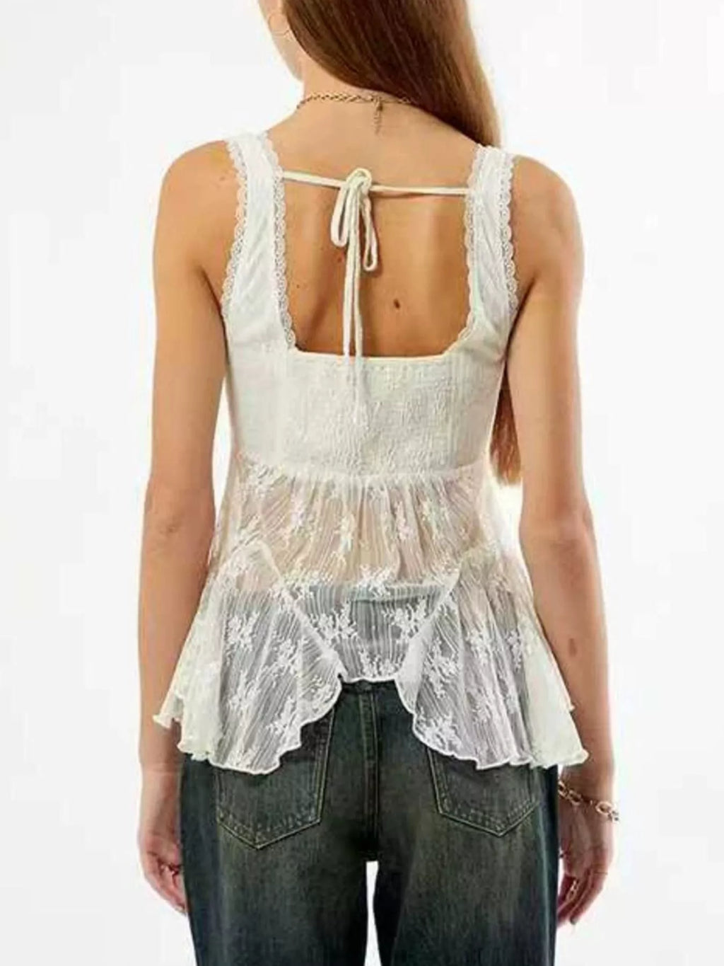 Lace V-Neck Tank