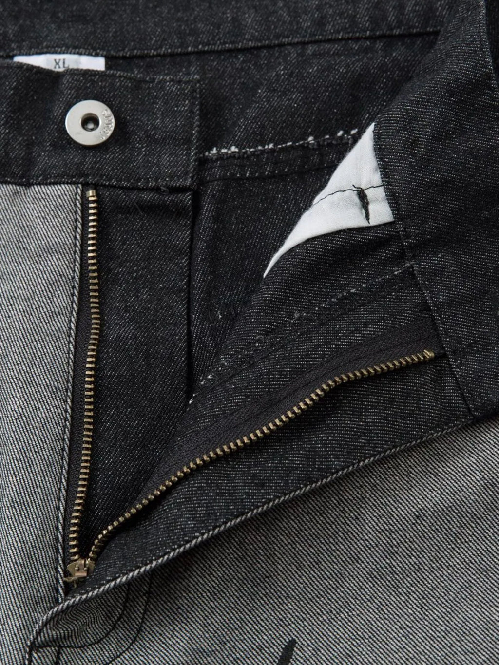 Men's Lightning Pattern Wide Leg Jeans