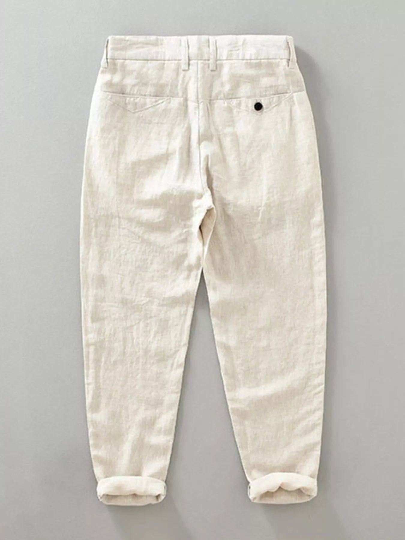 Men's Plus Size Casual Cropped Pants