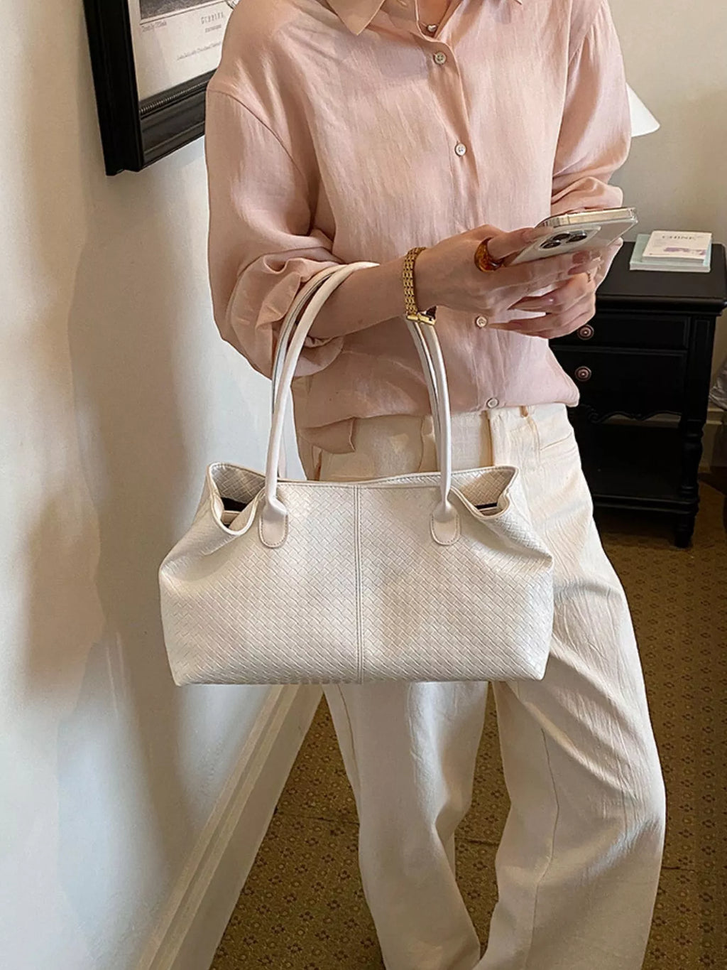 PU Leather Shoulder Bag