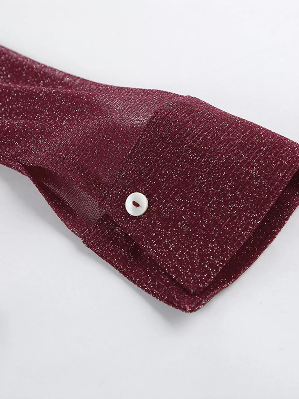 Button Down Long Sleeve Shirt with Scarf
