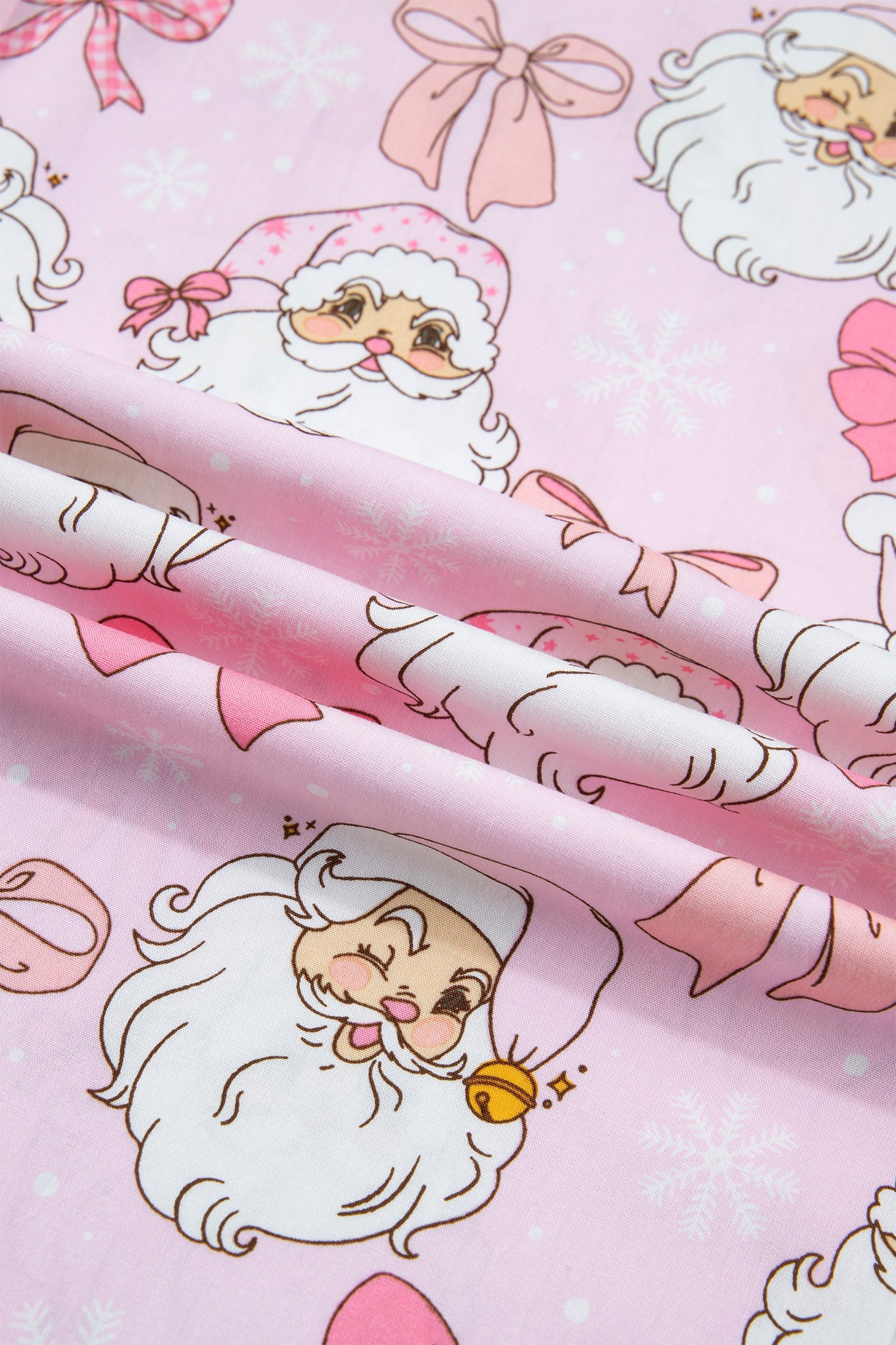 Christmas Santa Long Sleeve Top & Pants Pajama Set