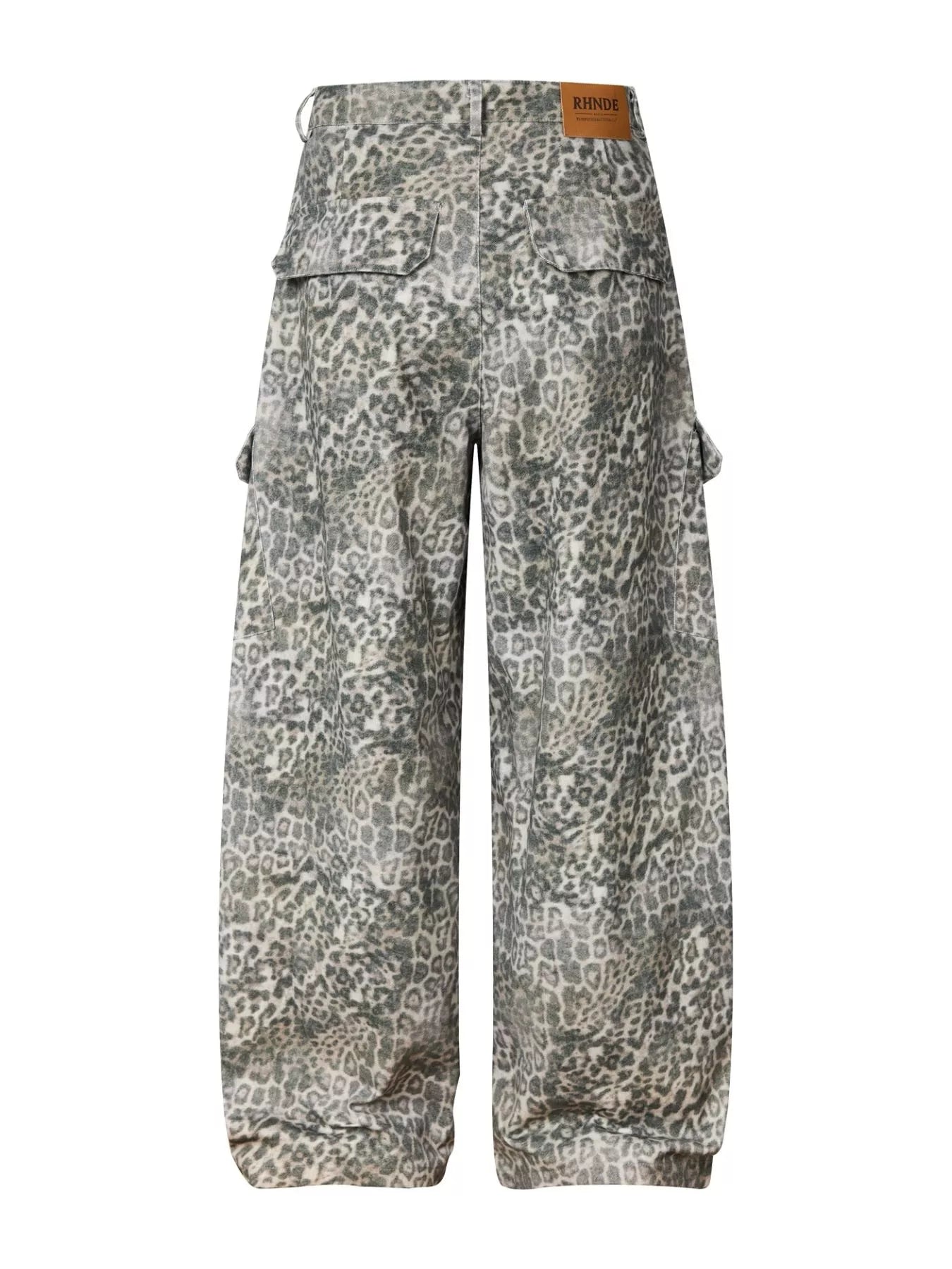 Men's Leopard Print Cargo Pants
