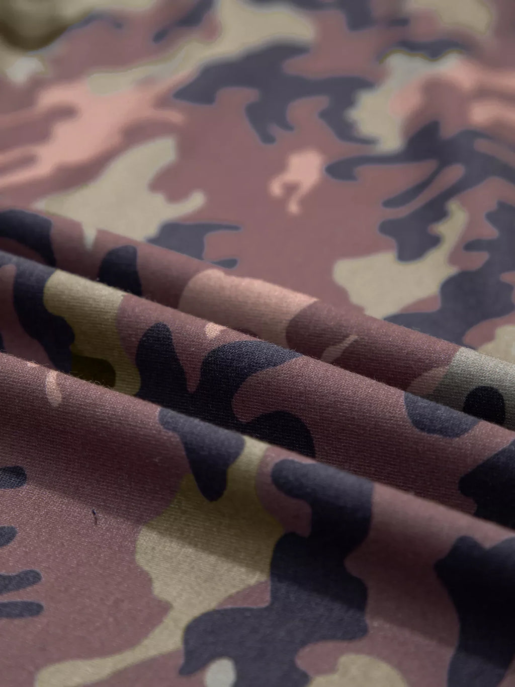 Plus Size Camouflage Print Long Sleeve Oversized Shift Sweatshirt