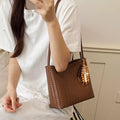 Woven Leather Shoulder Bag