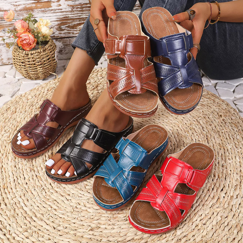 Open Toe Flats Sandals