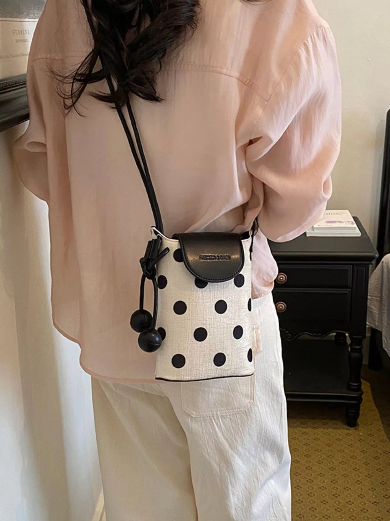 Polka Dot Crossbody Bag