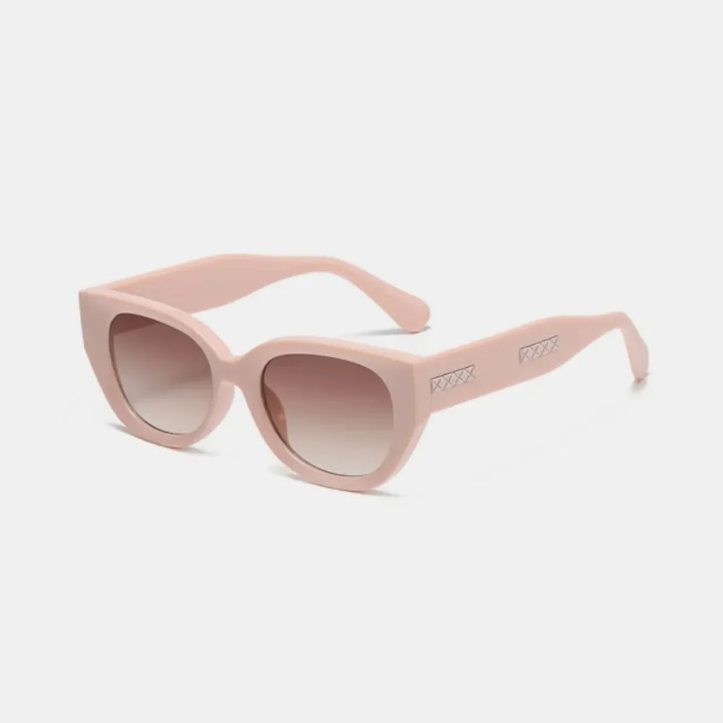 Cat Eye Polycarbonate Frame Sunglasses with UV400 Protection