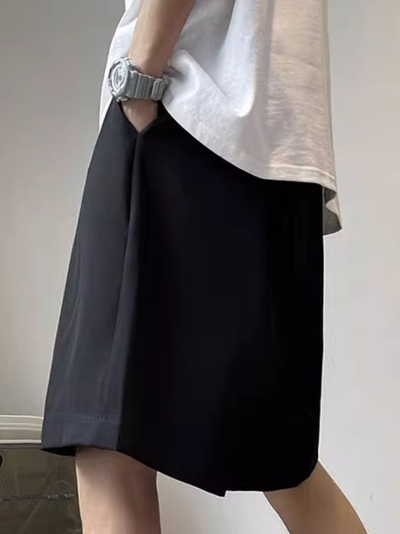Men's Full Size Loose-Fit Casual Shorts Plus Size