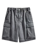 Men's Elastic Waistband Cargo Shorts
