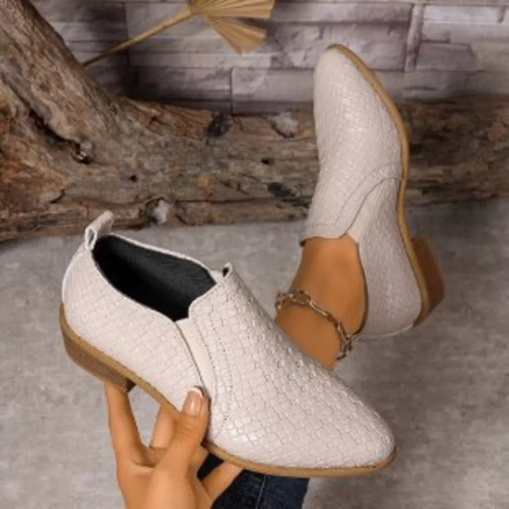 Point Toe Block Heels Ankle Boots