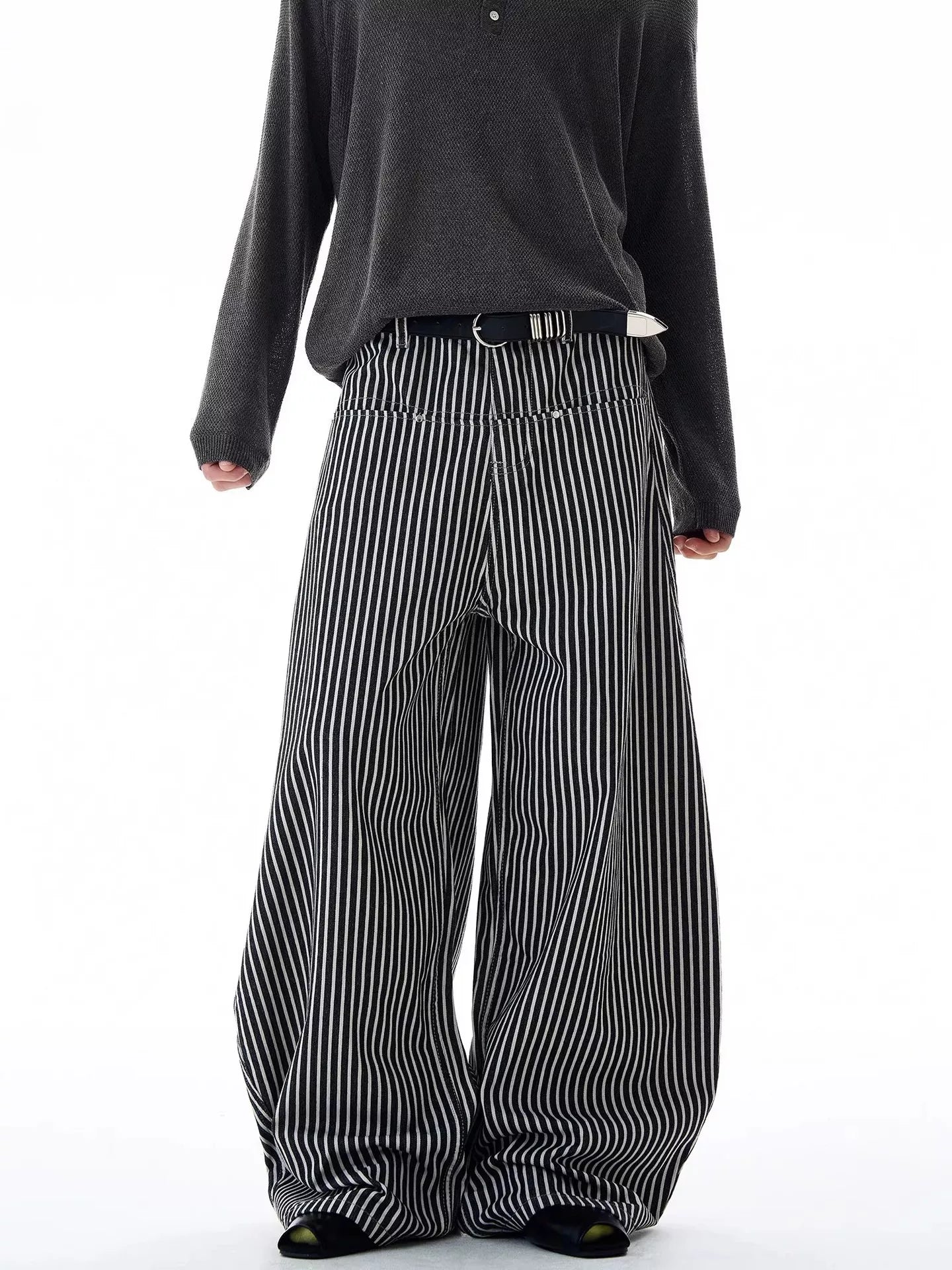 Men's Full Size Wide Leg Pants Plus Size
