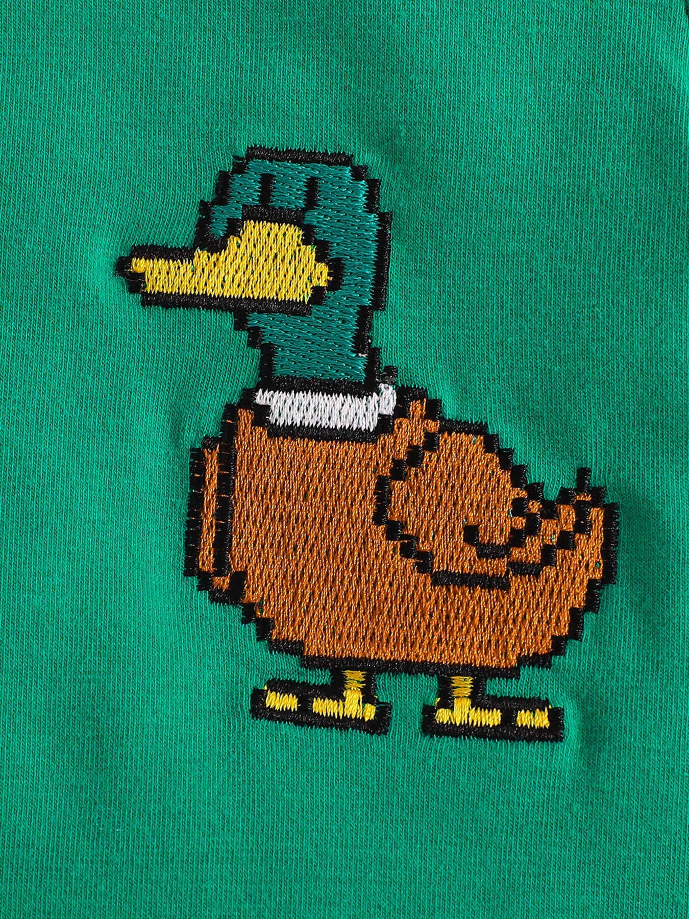 Children's Duck Round Neck Tee and Shorts Set