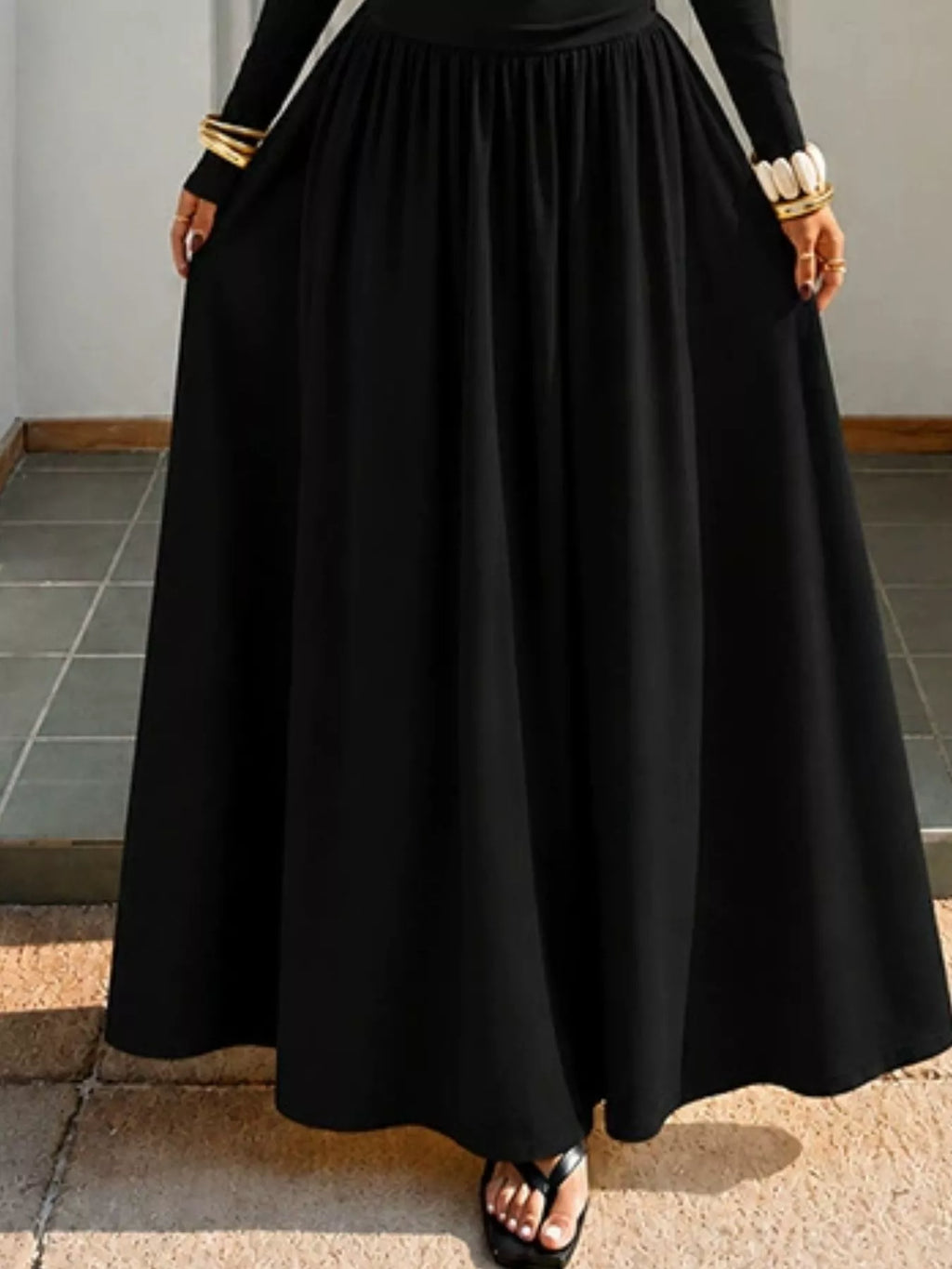Off-the-Shoulder Maxi Dress