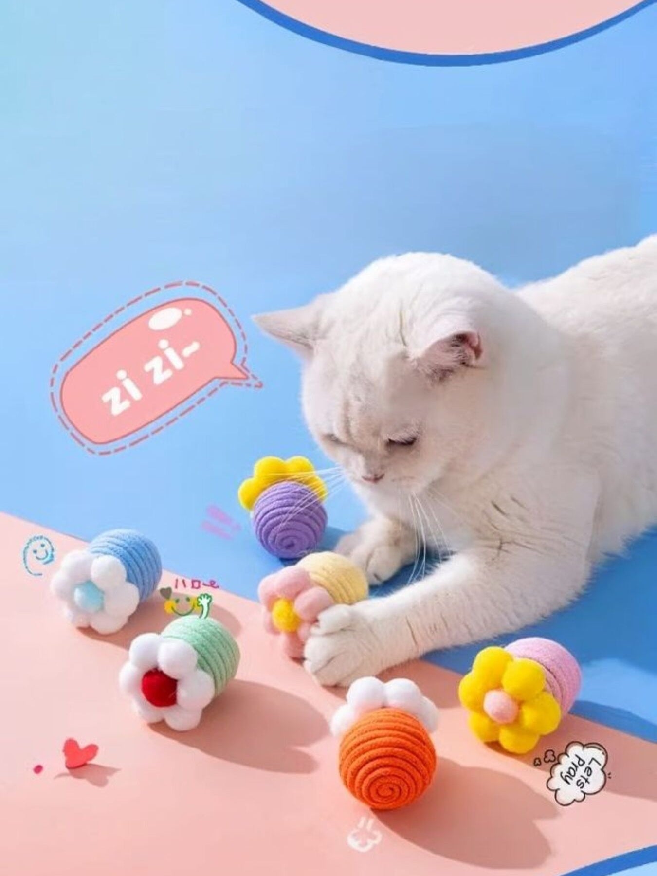 Interactive Flower Design Squeaky Pet Sound Toy