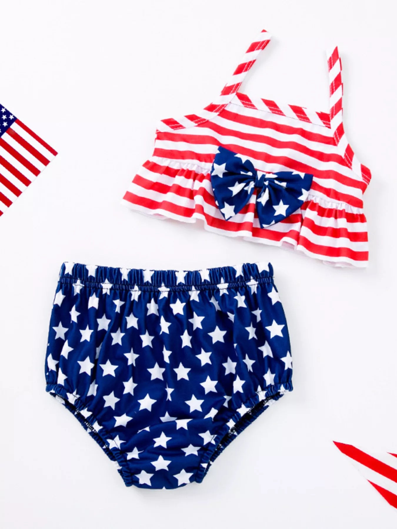 Children's Patriotic Star-Spangled Outfit Set