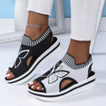 Open Toe Wedge Sandals