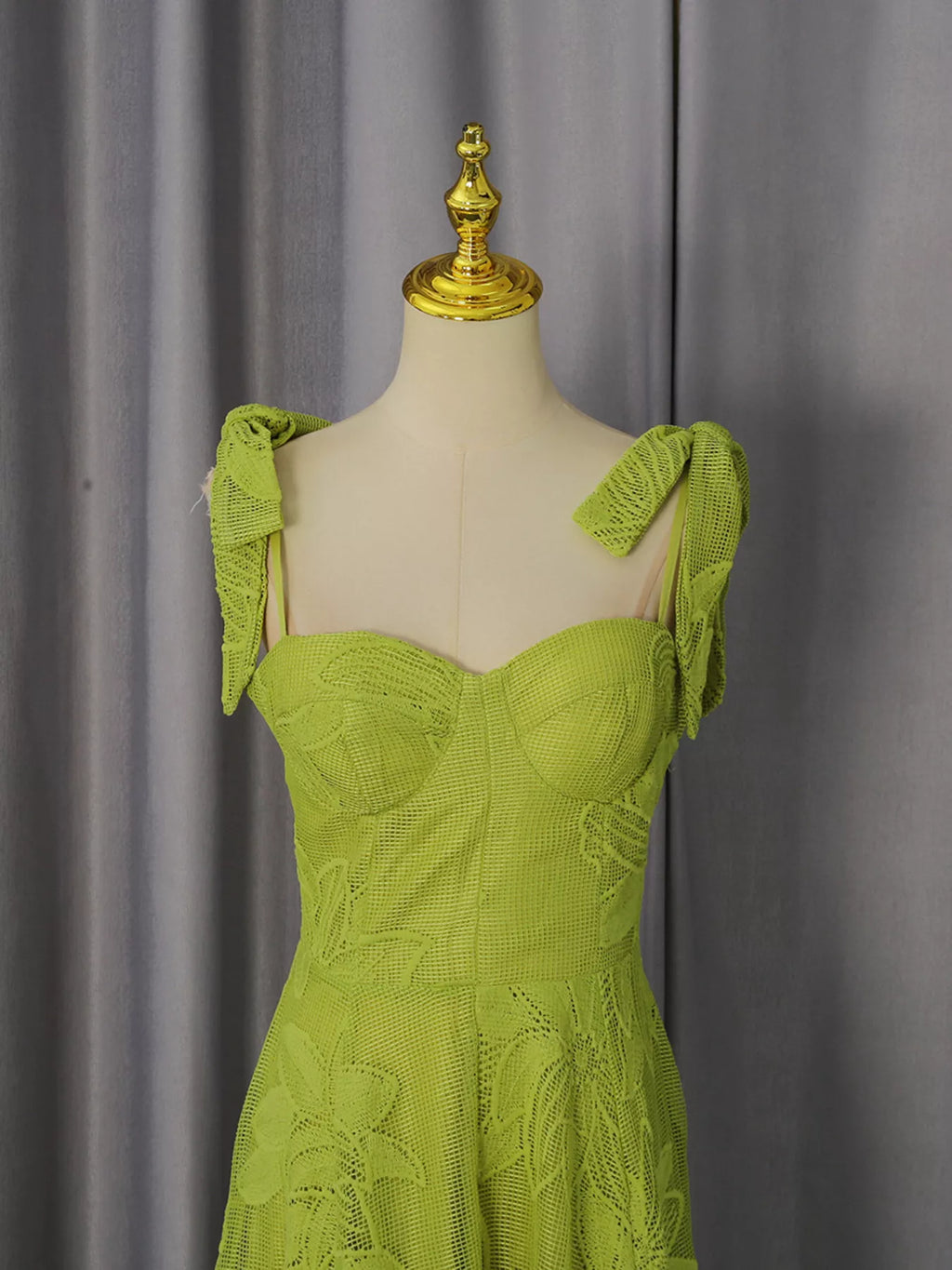 Sweetheart Neck Tie-Strap Dress
