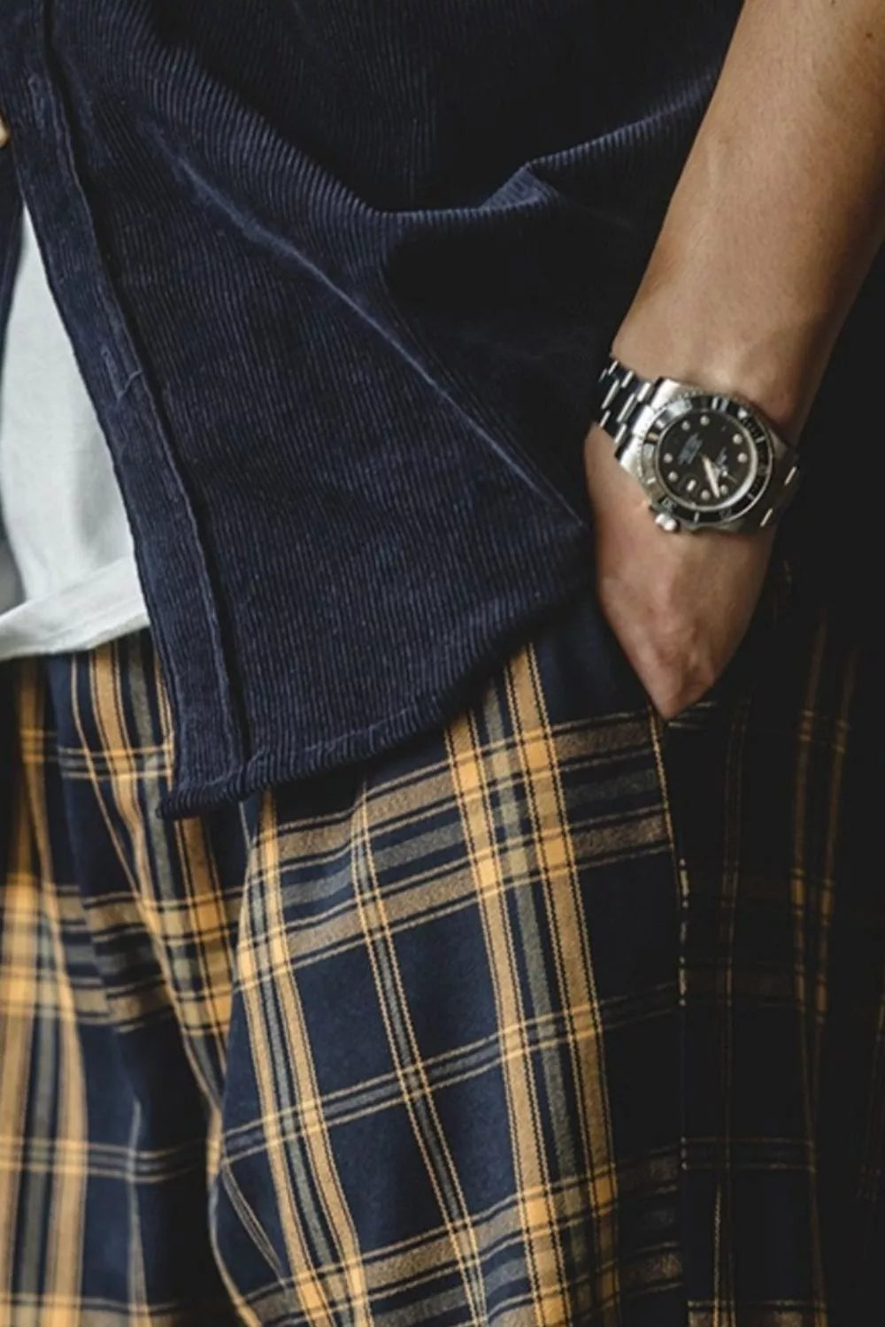 Men's Plus Size Casual Plaid Pants