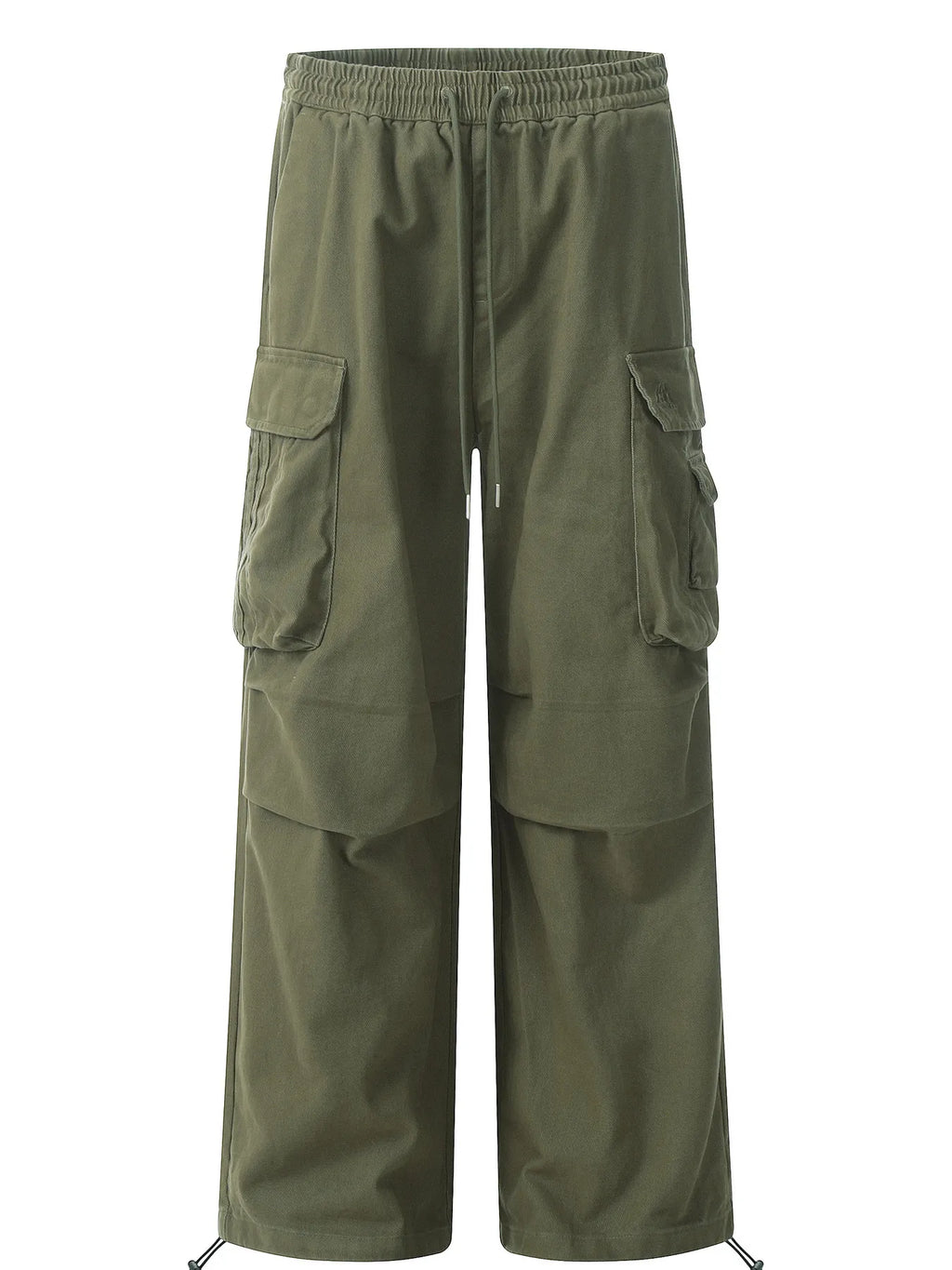 Men's Relaxed Fit Cargo Pants with Drawstring