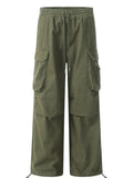 Men's Relaxed Fit Cargo Pants with Drawstring