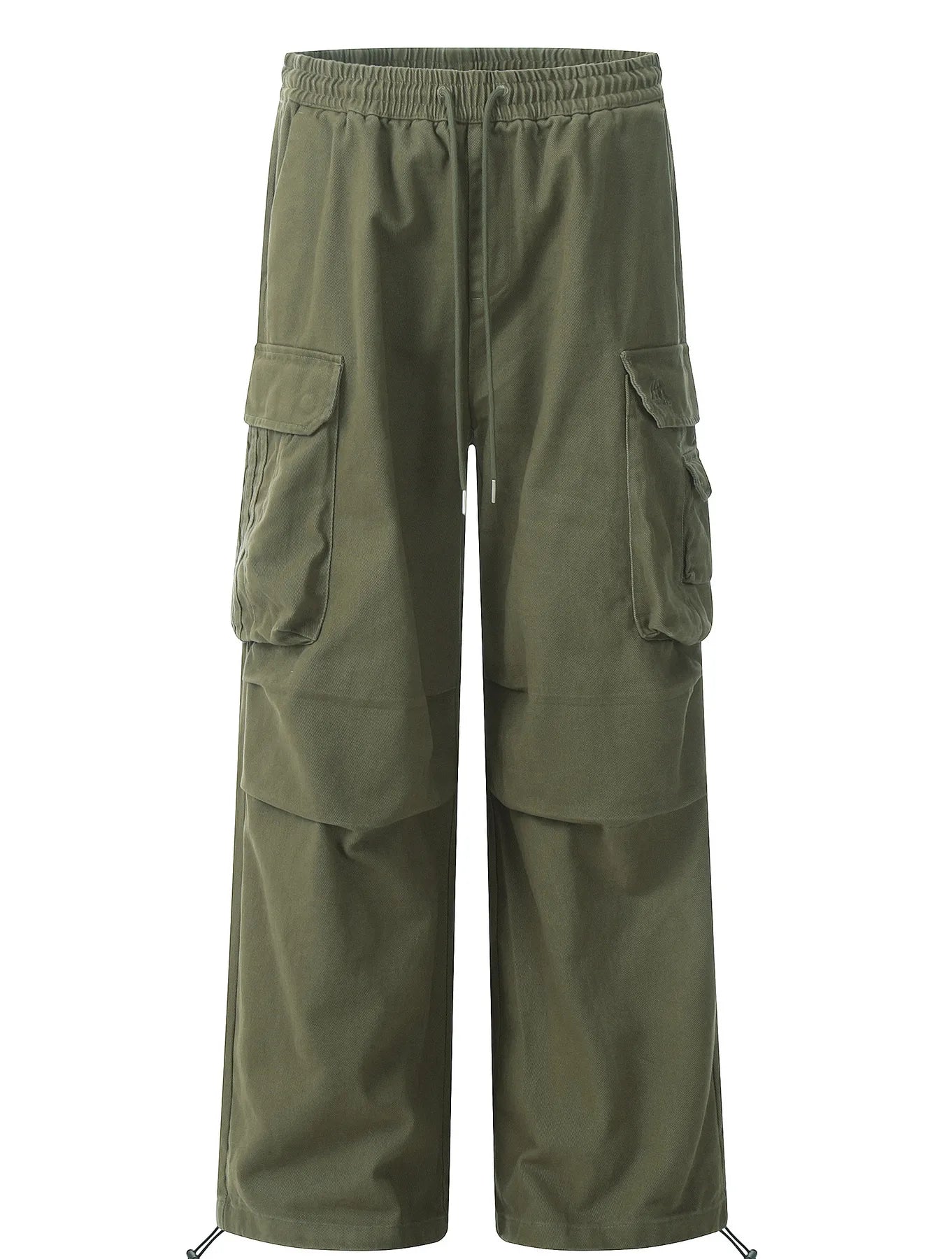 Men's Relaxed Fit Cargo Pants with Drawstring
