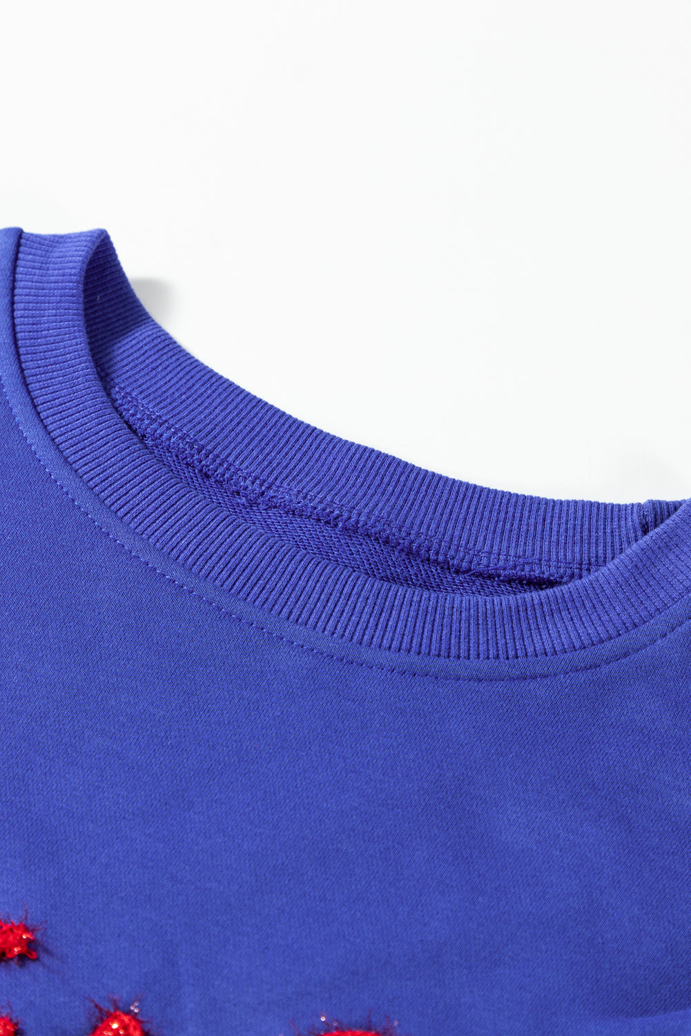 GAME DAY Tinsel Drop Shoulder Sweatshirt