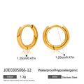 Zircon Huggie Earrings Collection