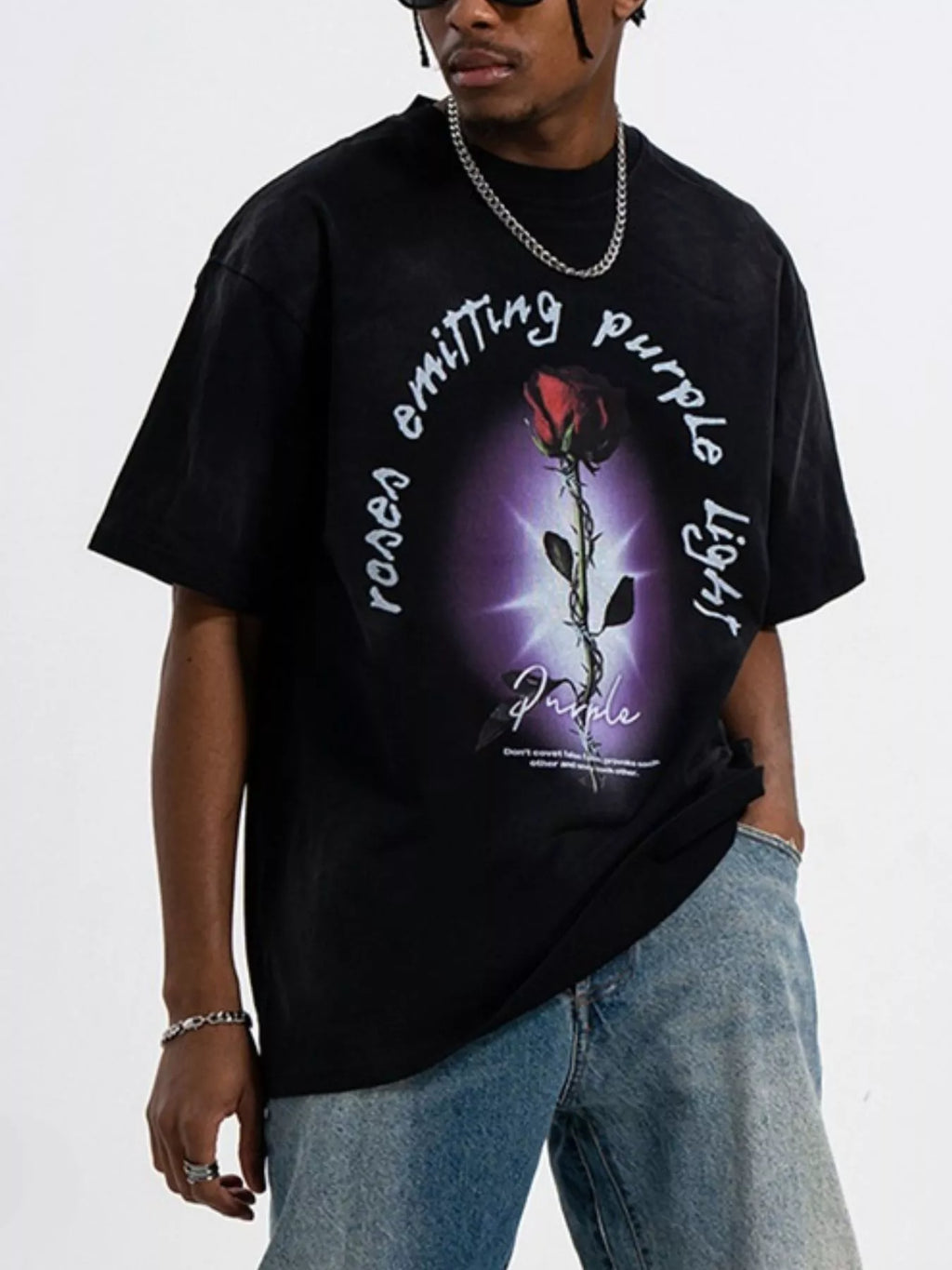 Graphic Round Neck Short Sleeve T-Shirt
