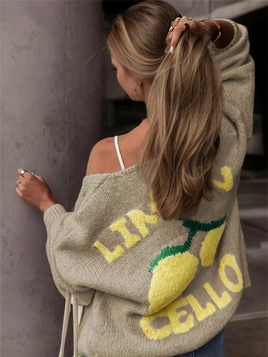 Lemon Button Up Cardigan