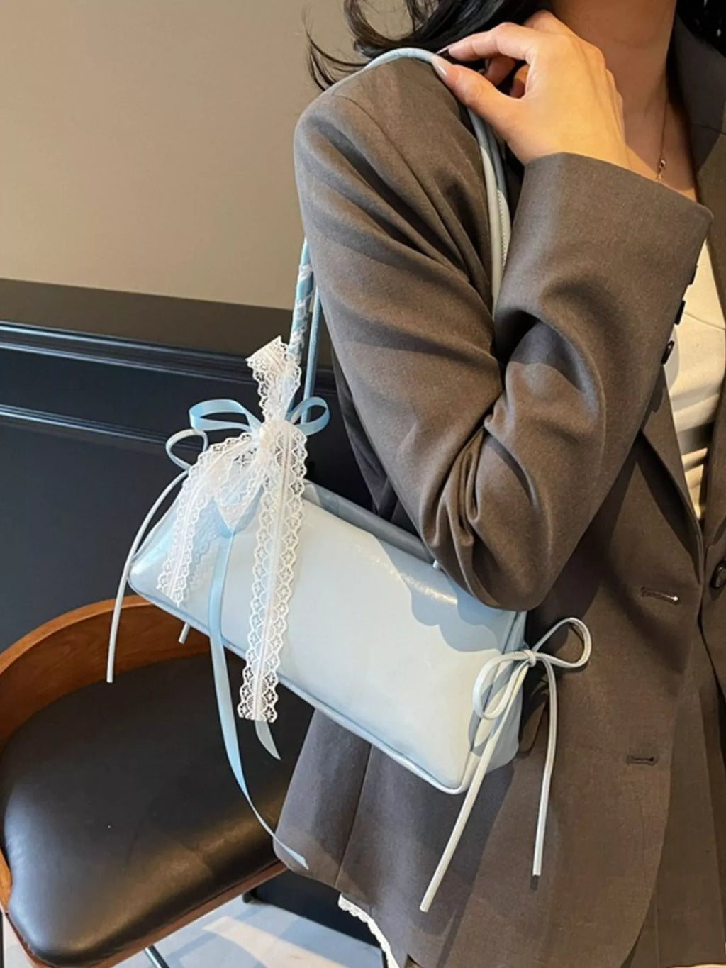 PU Leather Shoulder Bag