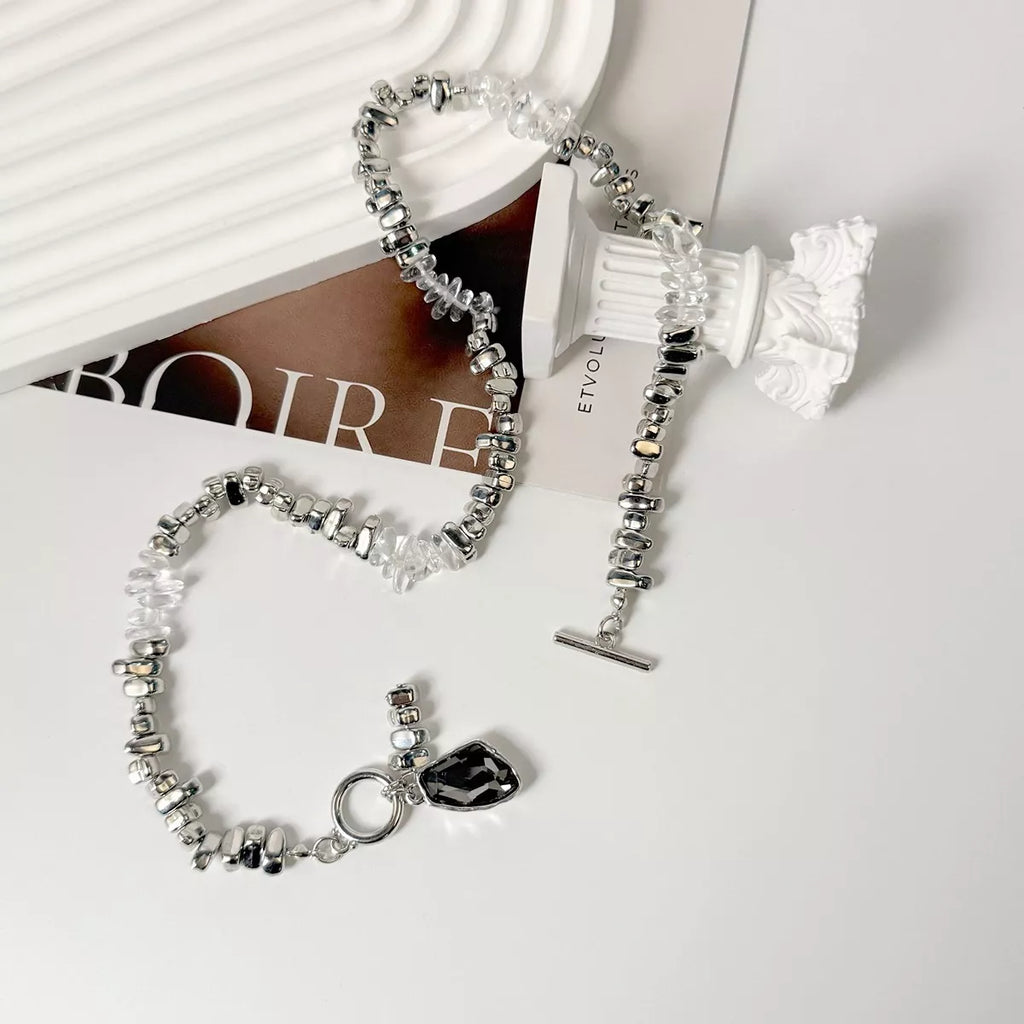 Chunky Gemstone Pendant Necklace