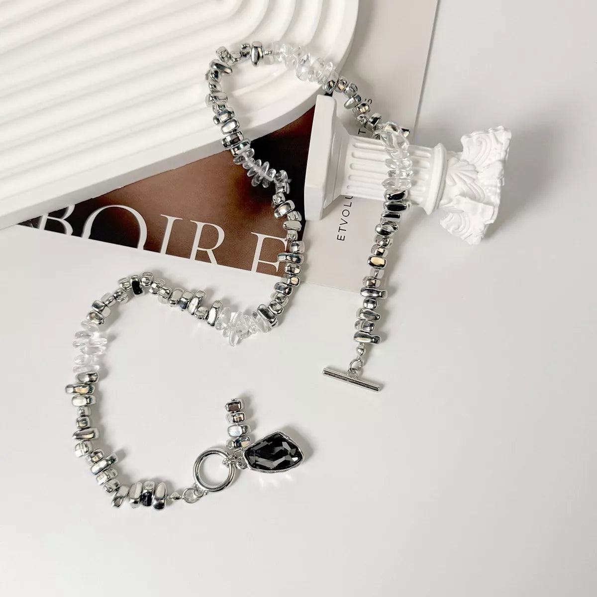 Chunky Gemstone Pendant Necklace