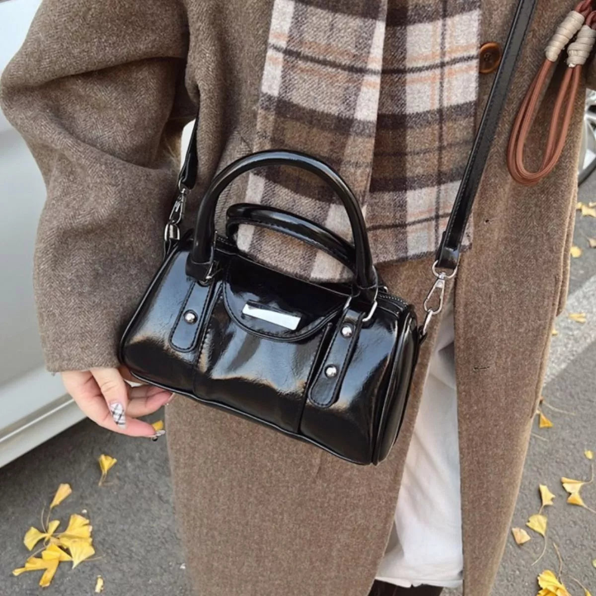 Top Handle Crossbody Bag