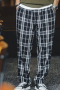 Men's Plus Size Casual Plaid Pants