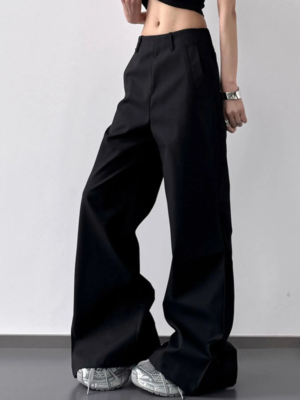 Wide Leg High Waist Pants