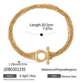 Layered Toggle Zircon Bracelet