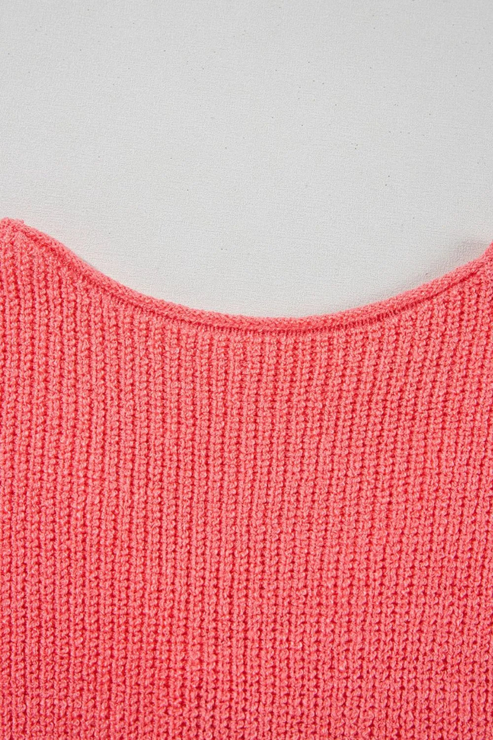 Double Tie V Neck Sweater Vest