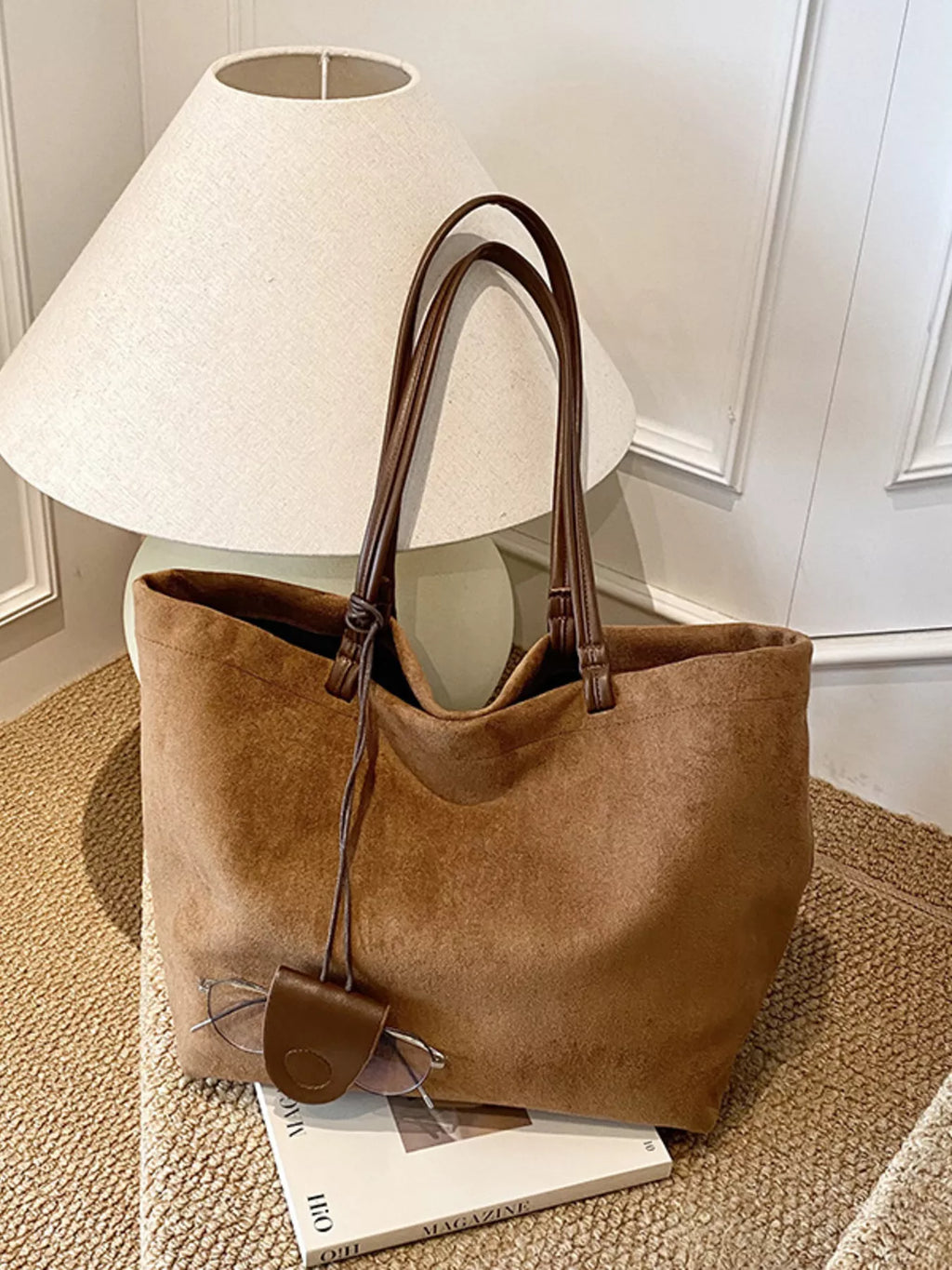 Classic Suede Tote Bag