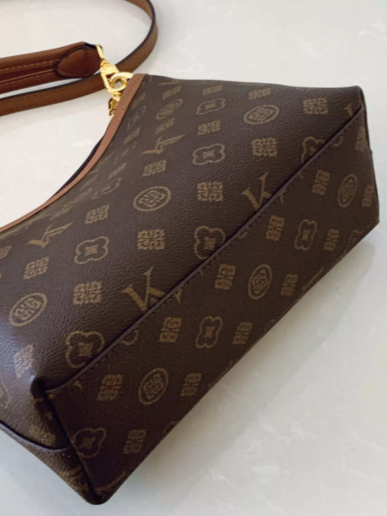 Monogram Pattern Shoulder Bag