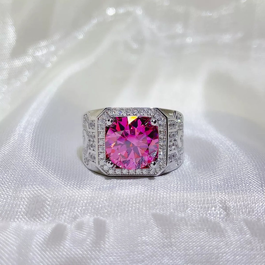 5 Carat 925 Sterling Silver Moissanite Ring