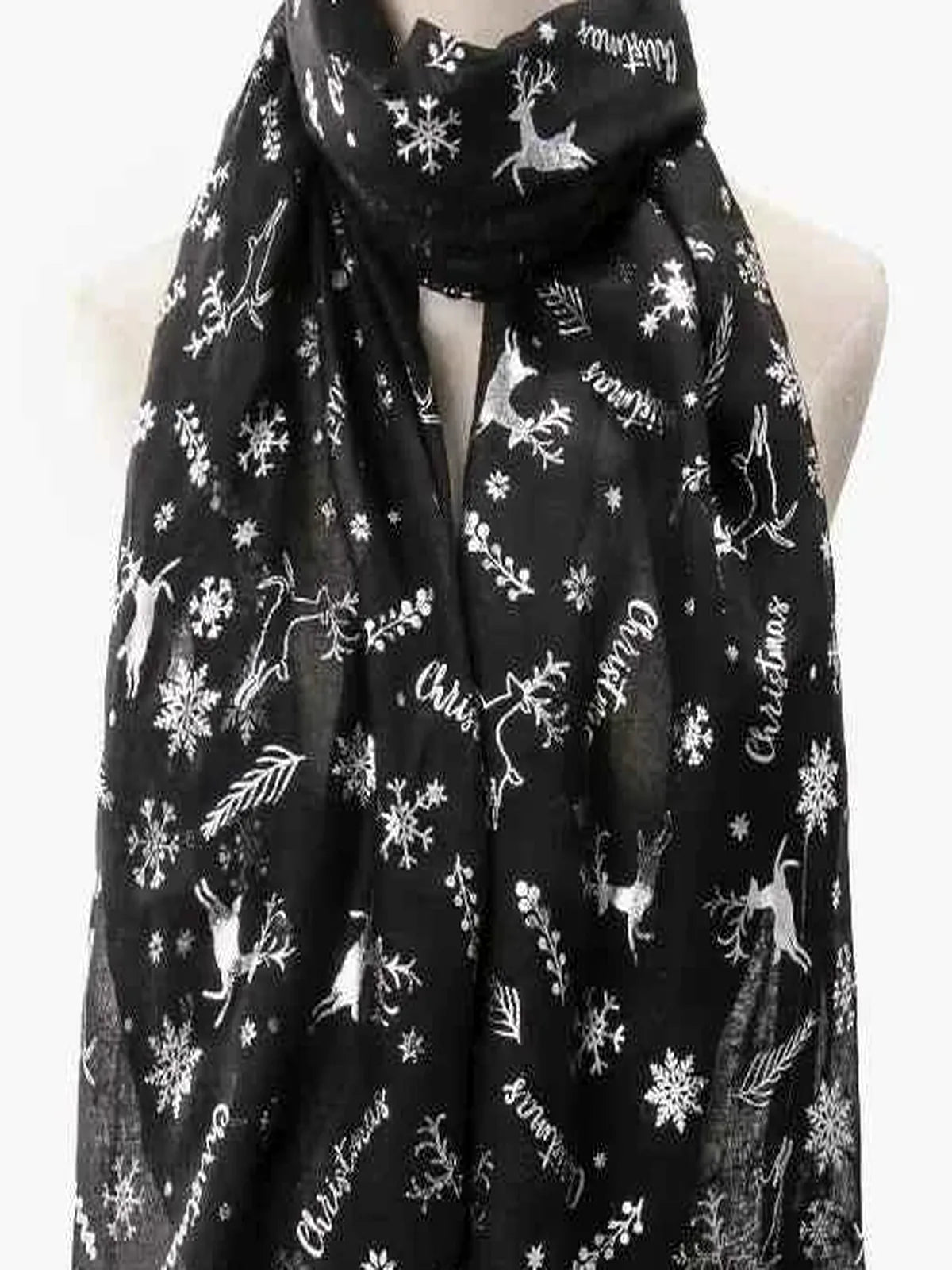 Christmas Element Polyester Scarf
