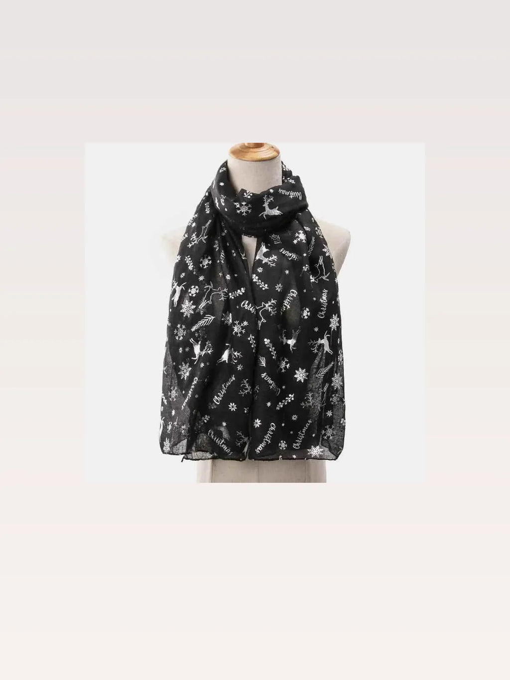 Christmas Element Polyester Scarf